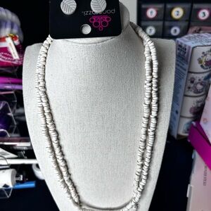 FREE GIVE AWAY! Earrings and a Elegant White Beaded Necklace